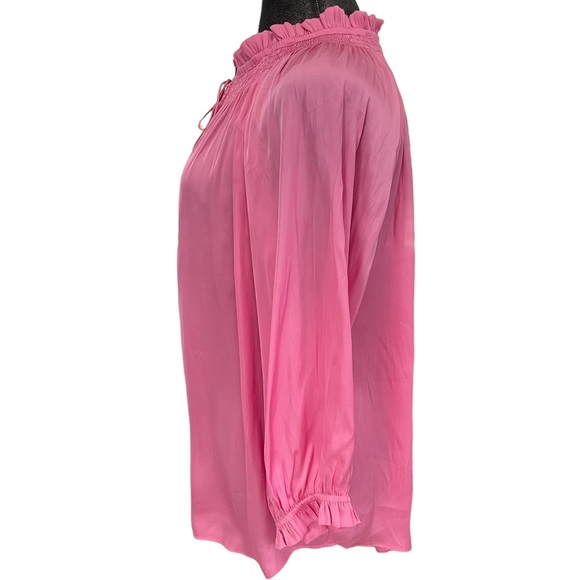 Chelsea and Theodore Pink Blouse long sleeves Size XL - Picture 2 of 8